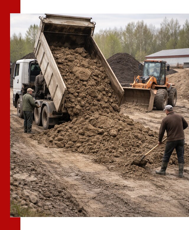 Доставка глин и суглинков в Таганроге оптом и вкрай