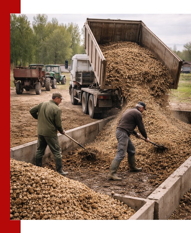 Куриный помет с доставкой в Таганроге оптом и в розницу