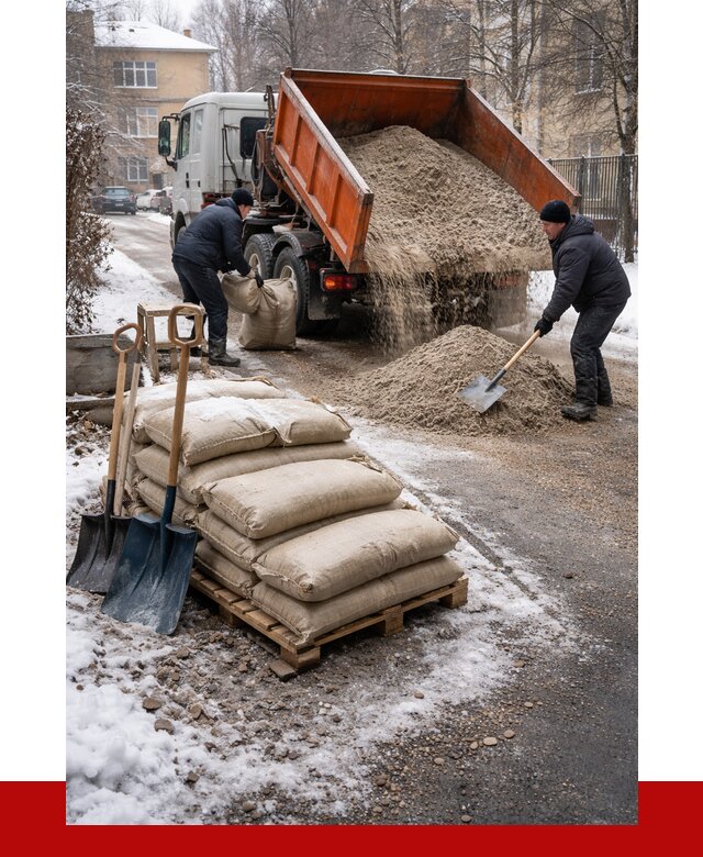Противогололедные материалы оптом в Таганроге от 4276 р. | ПРОНЕРУДТгн