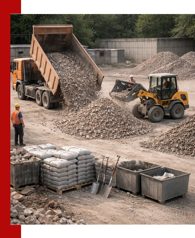 Вторичные материалы для отсыпки в Таганроге — поставка и доставка