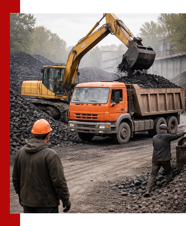 Доставка угля автотранспортом в Таганроге быстро и выгодно