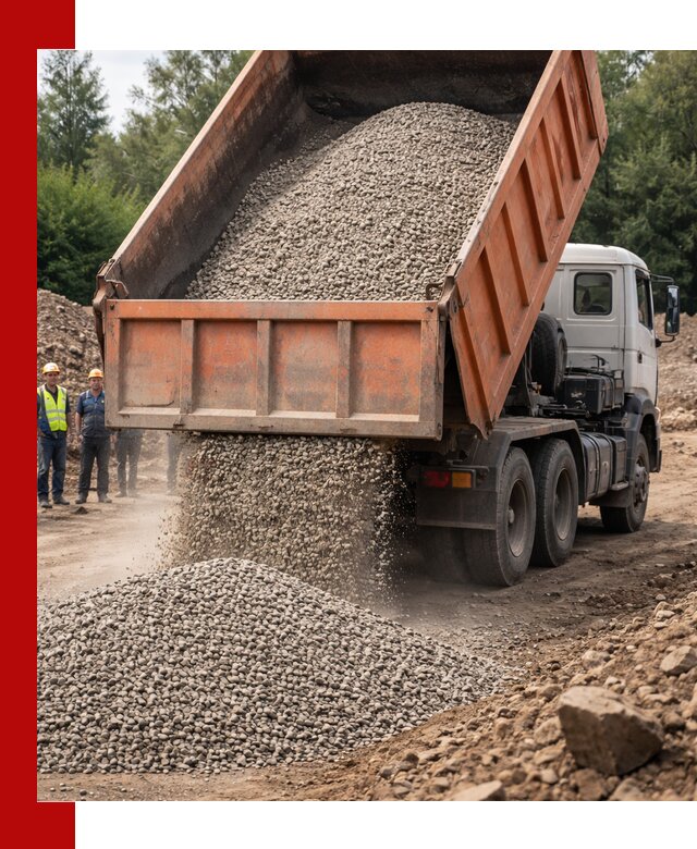 Доставка сыпучих материалов самосвалом в Таганроге быстро и надежно