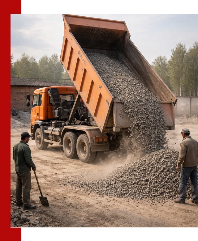 Доставка самосвалом 20 м3 в Таганроге быстро и надежно