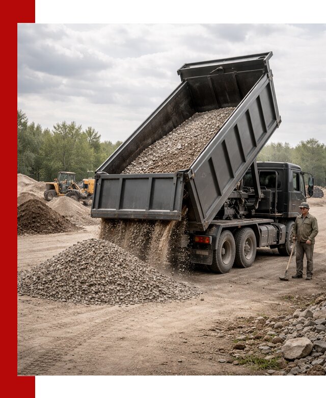 Доставка самосвалом 30 м3 по выгодным ценам в Таганроге