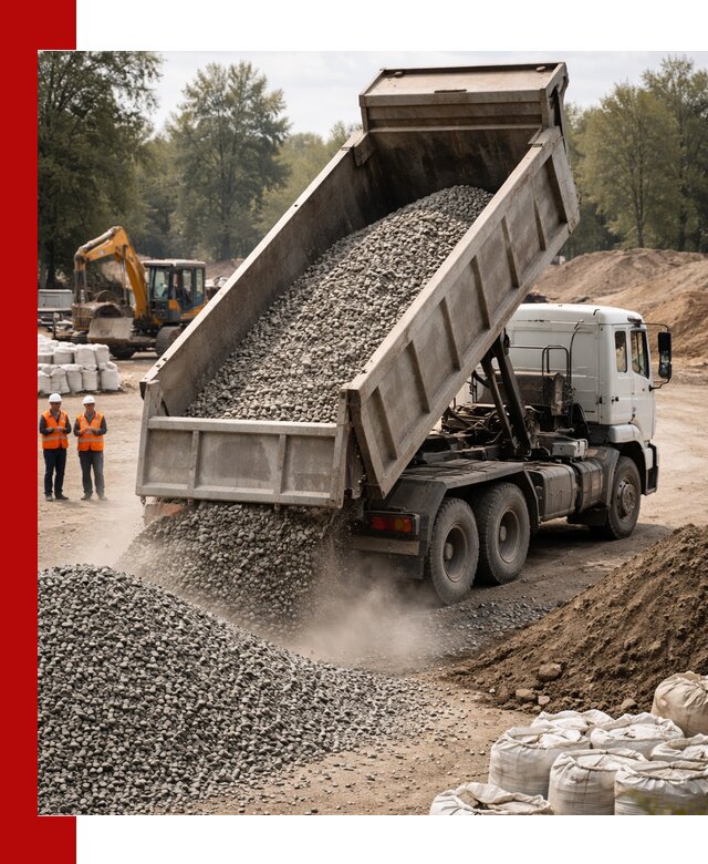 Аренда самосвала в Таганроге для доставки сыпучих и нерудных материалов