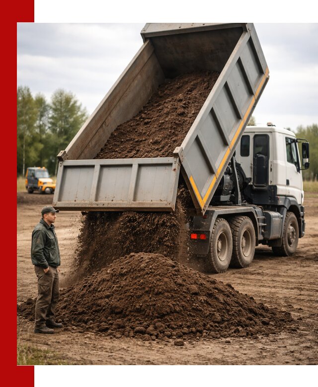 Аренда самосвала с водителем в Таганроге для сыпучих грузов и навоза