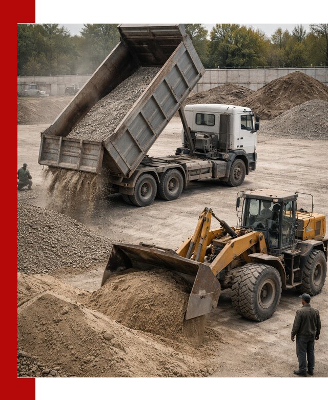 Перевозка сыпучих грузов самосвалами и бортовыми в Таганроге