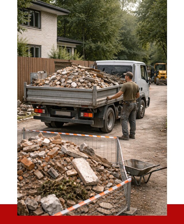 Вывоз строительного мусора с погрузкой в Таганроге от 7636 р | ПРОНЕРУДТгн