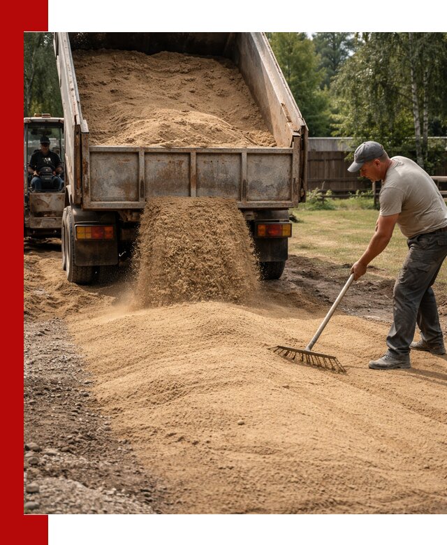 Отсыпка участка песком в Таганроге быстро и качественно