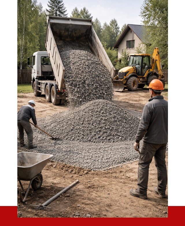 Отсыпка участка щебнем в Таганроге от 6618 р. ПРОНЕРУДТгн