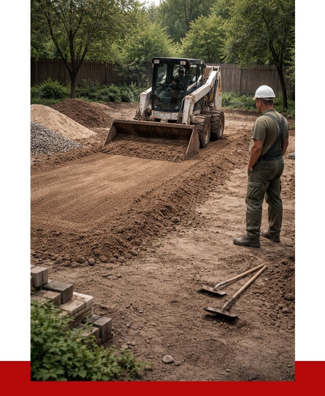 Выравнивание участка под ключ в Таганроге от 3563 р. | ПРОНЕРУДТгн