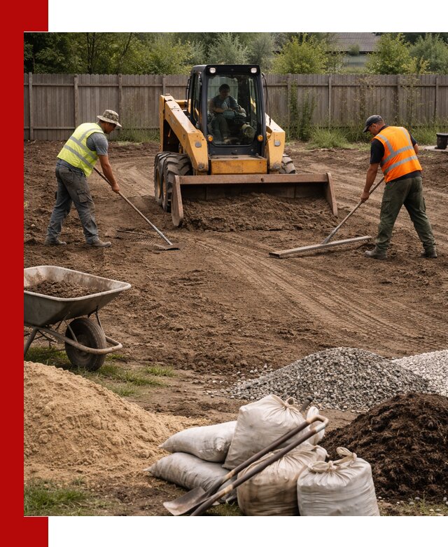 Выравнивание участка под строительство и благоустройство в Таганроге